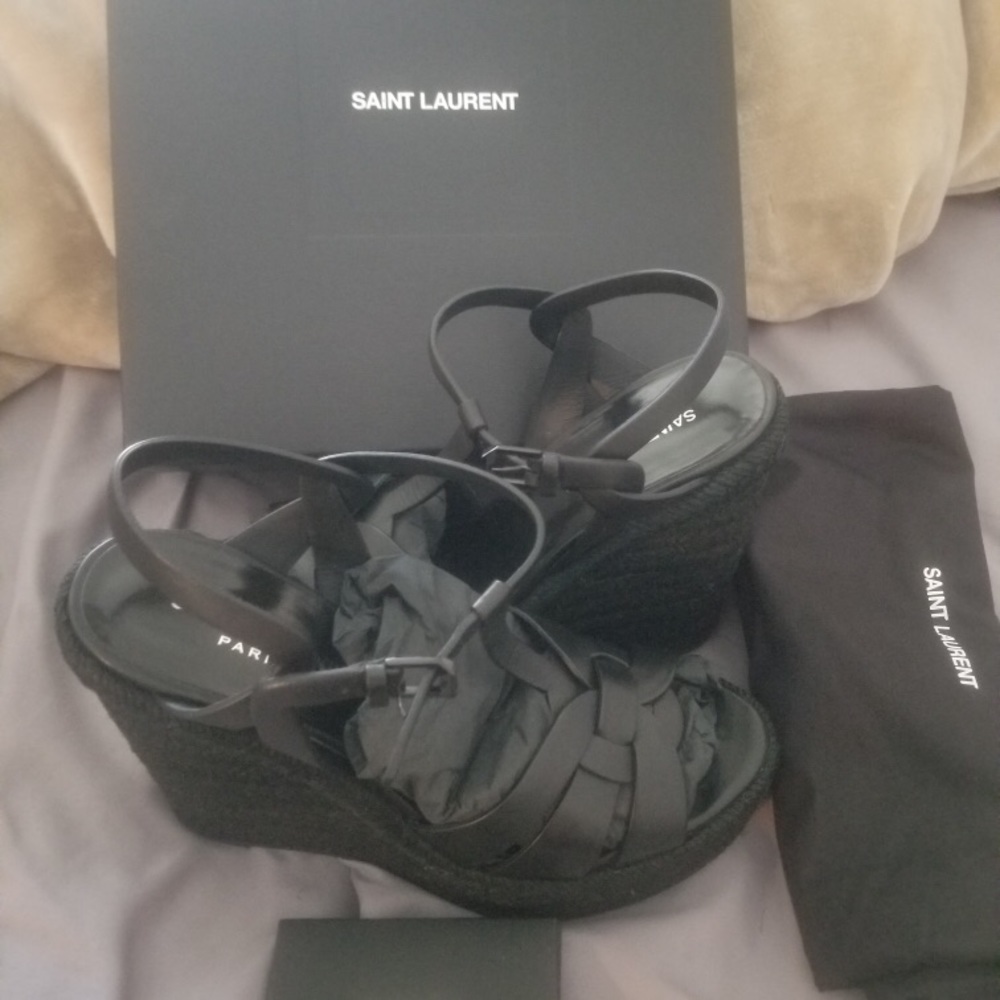 YSL wedges.